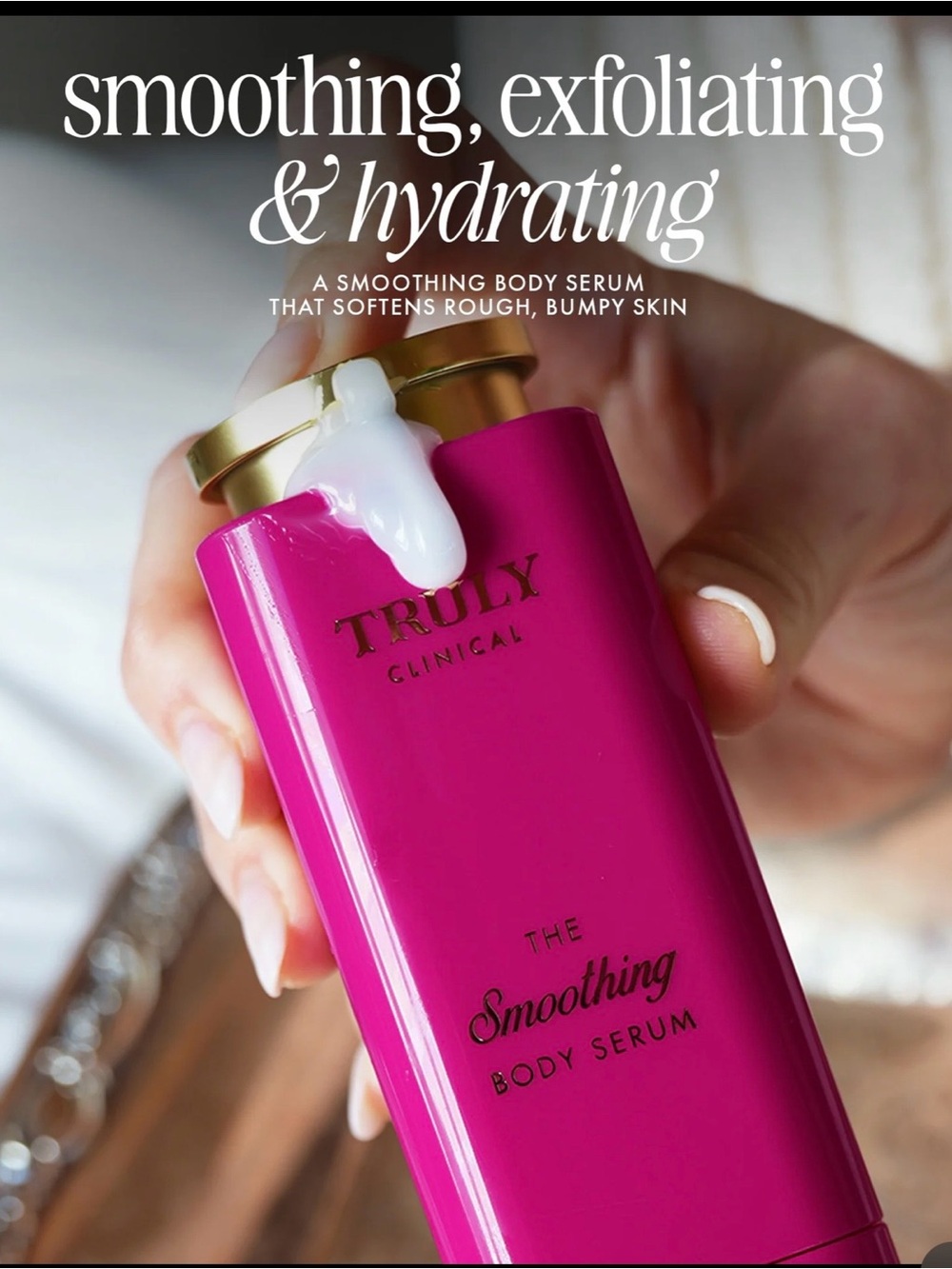 TRULY The Smoothing Body Serum - Hot Pink & Gold